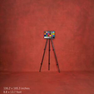 Backdrop 5115 - Amber orange, carmine red