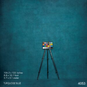 Backdrop 4053 - Turquoise blue