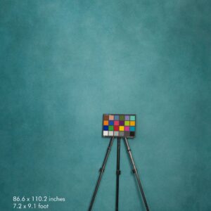 Backdrop 3560 - Dirty, tirquoise blue